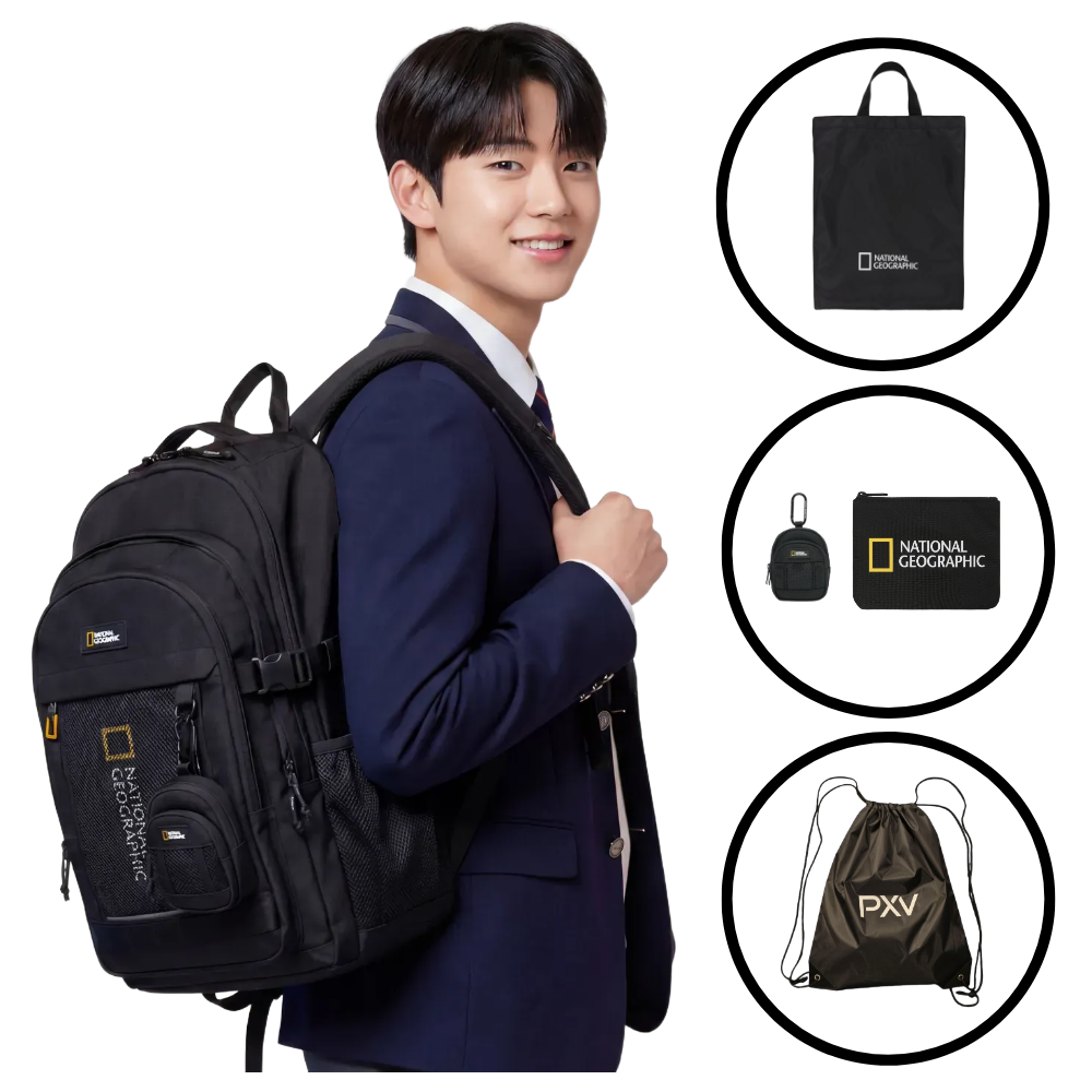 [백화점 매장정품] 26년 신상 내셔널지오그래픽 파치 백팩 남녀공용 신학기 중학생 고등학생 대학생 가방 +pvx짐쌕증정 169,000원