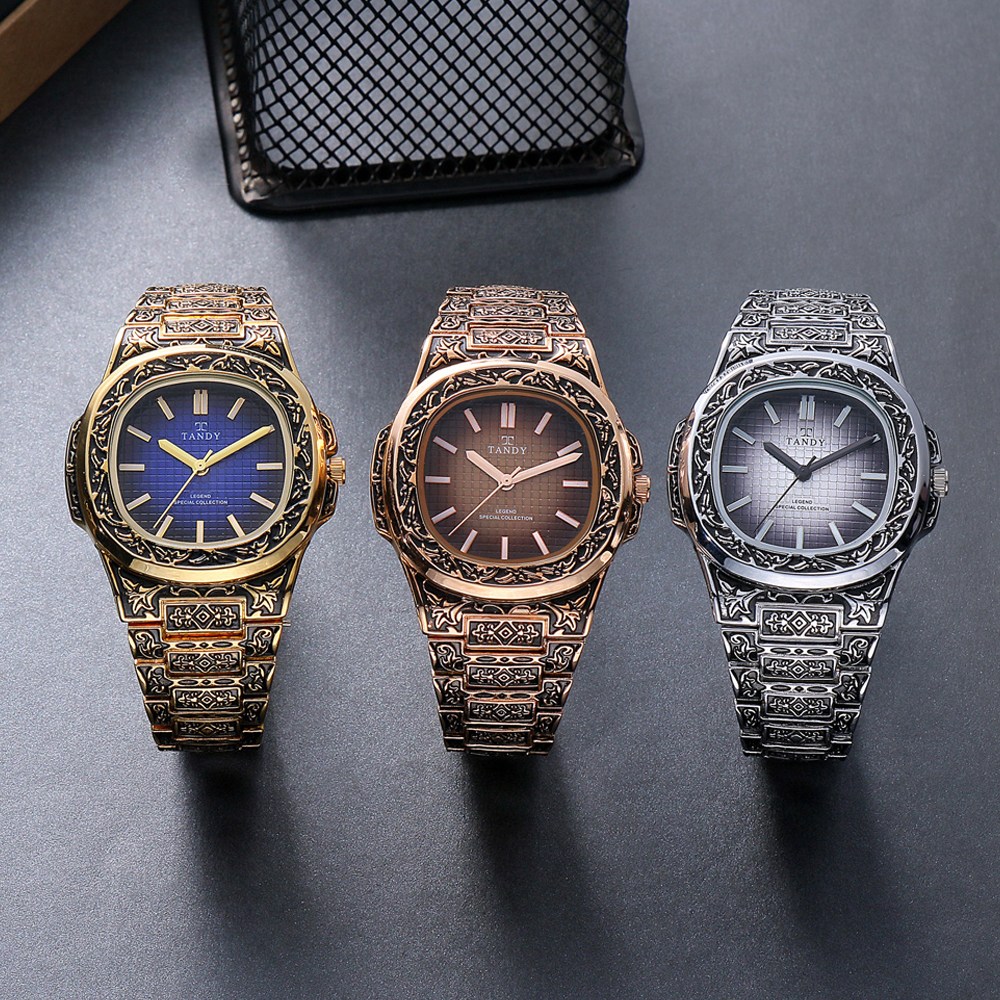 인포벨 탠디 인그레이빙 라인 남성 남자 클래식 명품 패션 잡화 생활 방수 메탈 손목 워치 시계T-6295 WH GD RB 490,000원