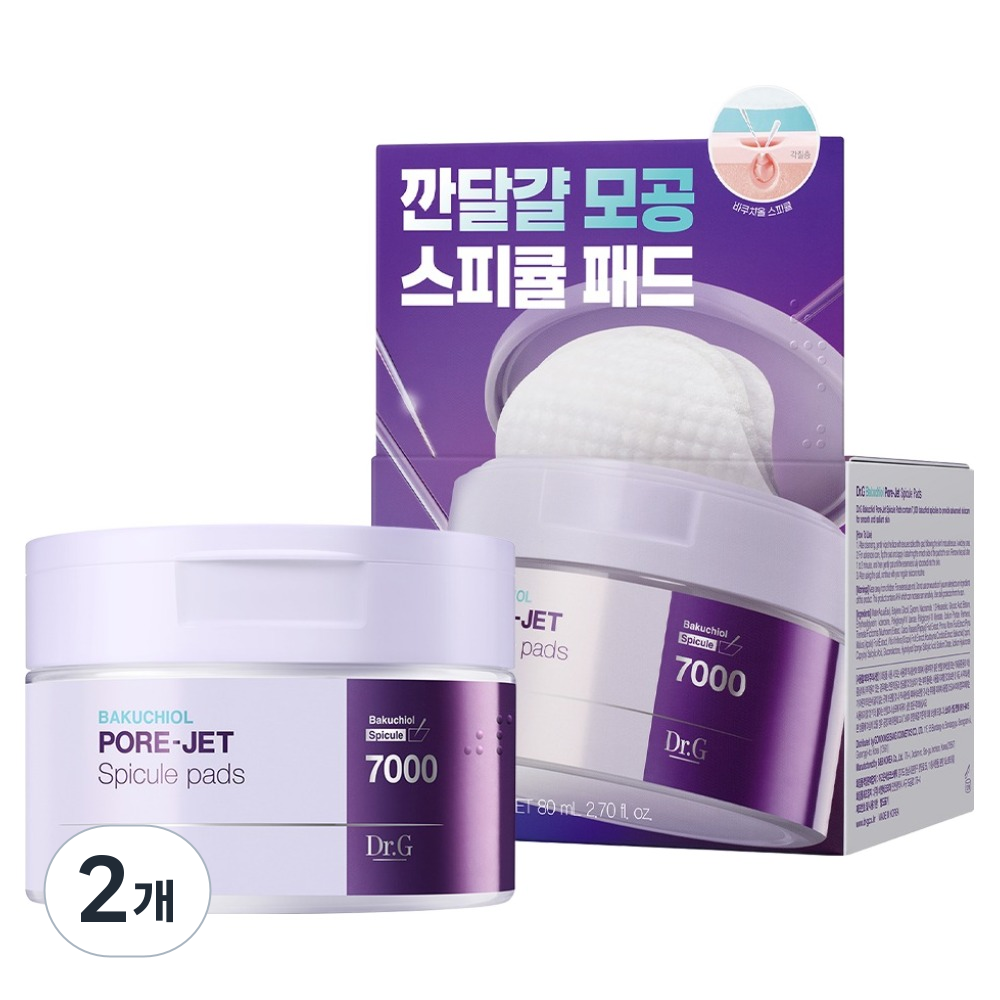 닥터지 바쿠치올 포어젯 스피큘 패드 80ml, 30매입, 2개 41,600원