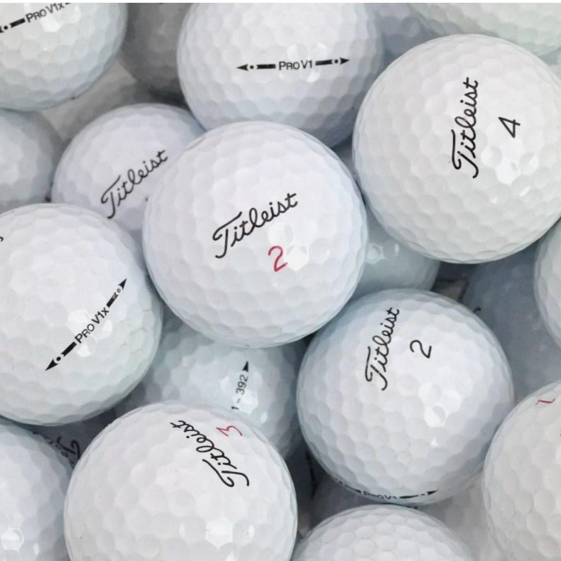 [로스트볼일번지]타이틀리스트 PRO V1 V1X 로스트볼 A A+급 혼합 패키지, 80개, 화이트(A+ A 혼합) 89,300원