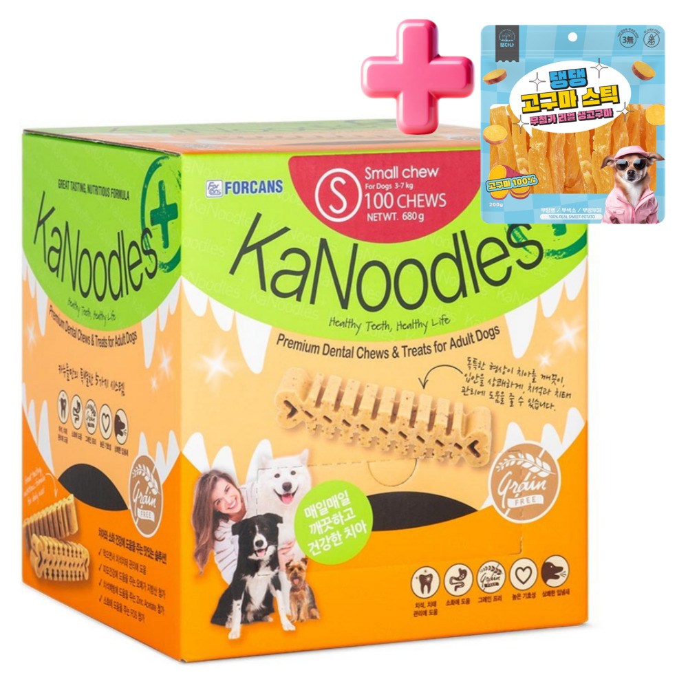 NEW 카누들 필로팩 대용량 강아지 덴탈껌 + 또다나 댕댕고구마 36,000원