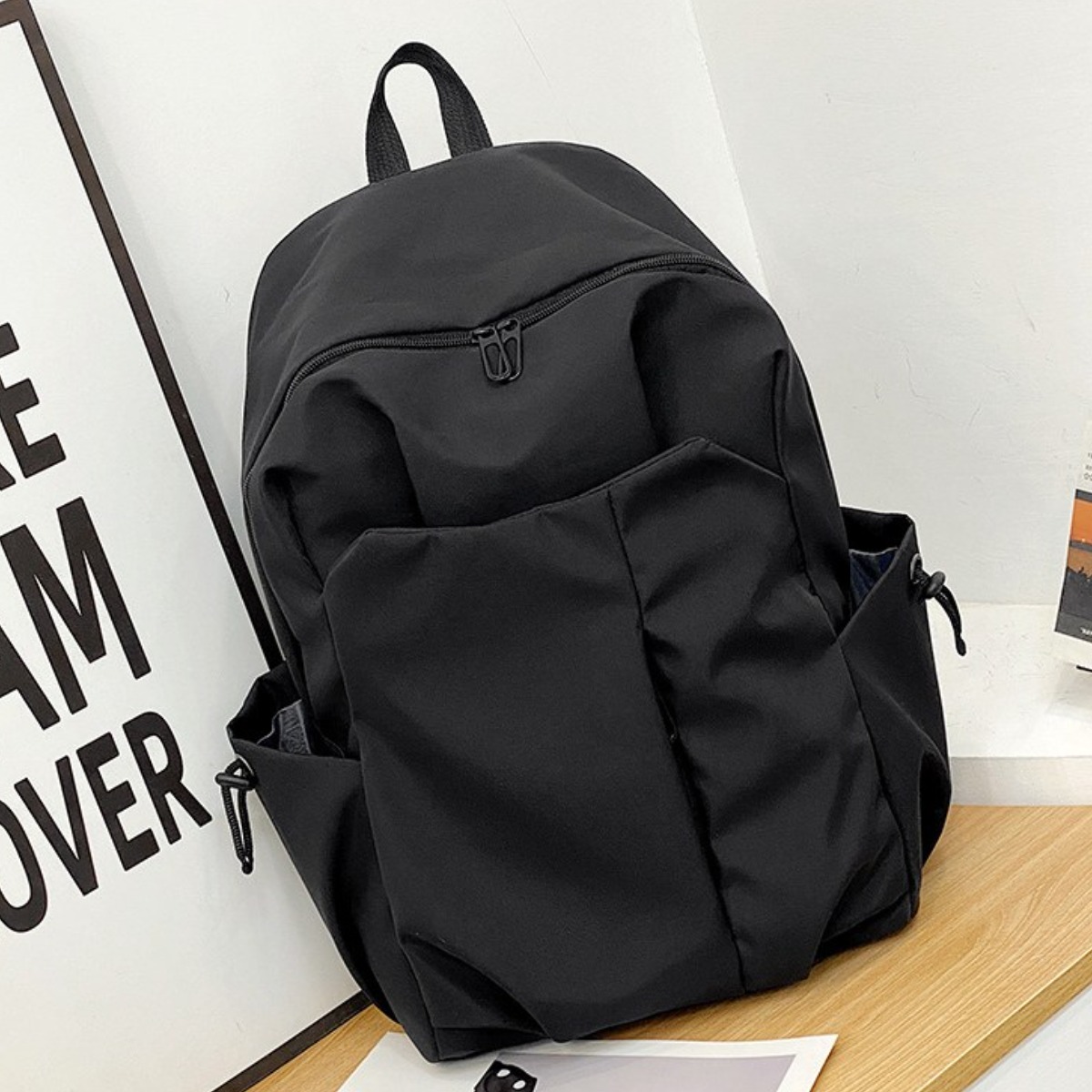 라코 남녀공용 대용량 경량 수납 심플 데일리 백팩 가방 19,980원