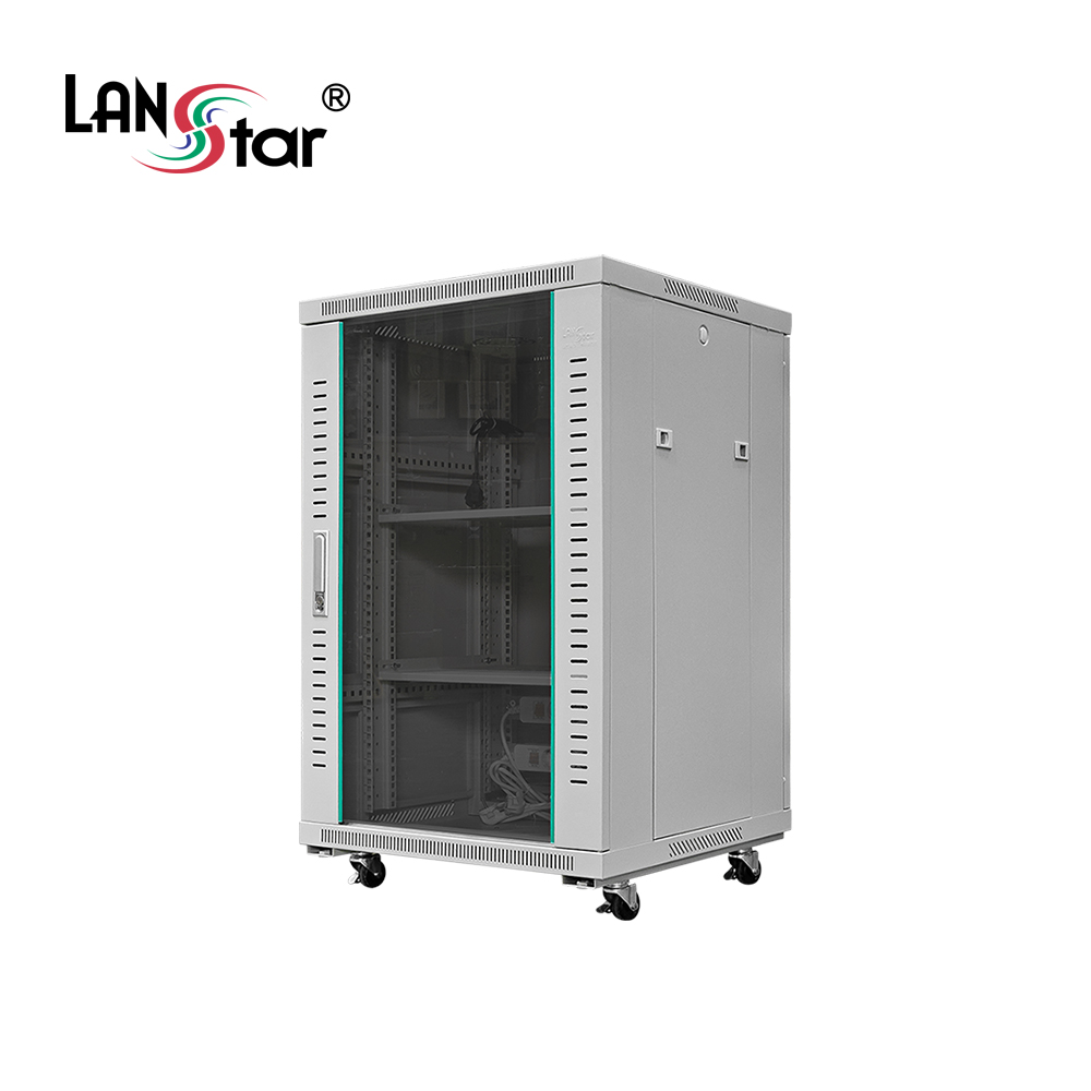 LANstar 19인치 허브랙 1000x600x600 18U LS-1000H 330,000원