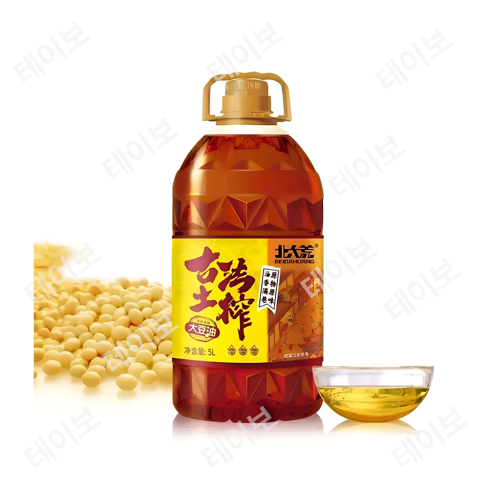 테이보 중국식품 헤이룽장 북대황 곡지 구식압착 비유전자 대두유 구식 콩기름 5000g 39,500원