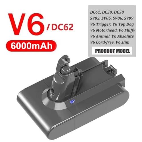 다이슨 호환 V8 앱솔루트 핸드헬드 진공 청소기용 교체 배터리 SV10  216V 6000mah 8000mAh 31,720원