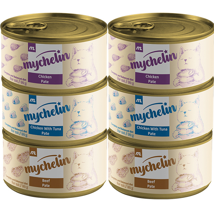 마이베프 전연령 고양이 주식 비프 파테 습식캔, 닭, 소, 닭+참치, 80g, 6개 7,320원