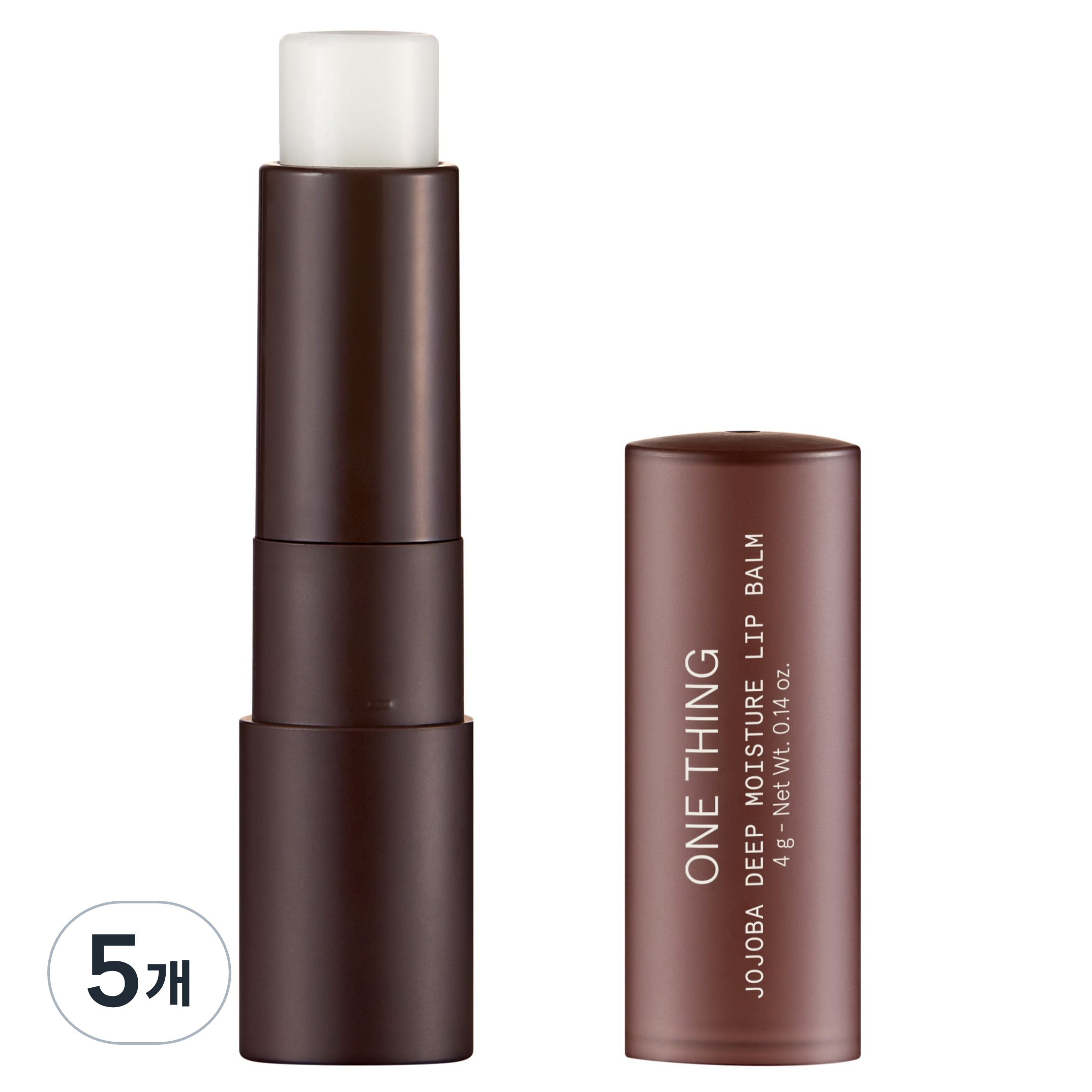 원씽 호호바 딥 모이스처 립밤, 4g, 5개, 무향 63,000원