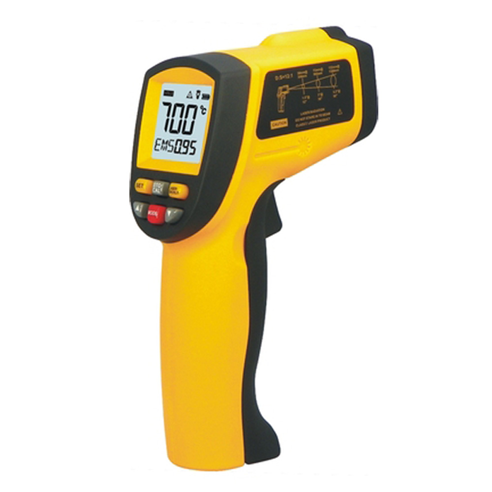 판매1위 전문가추천 케이스무료 영하45에서 700도까지 정확한측정 적외선온도계 비접촉온도계 산업용온도계 요리온도계, 1개 86,530원