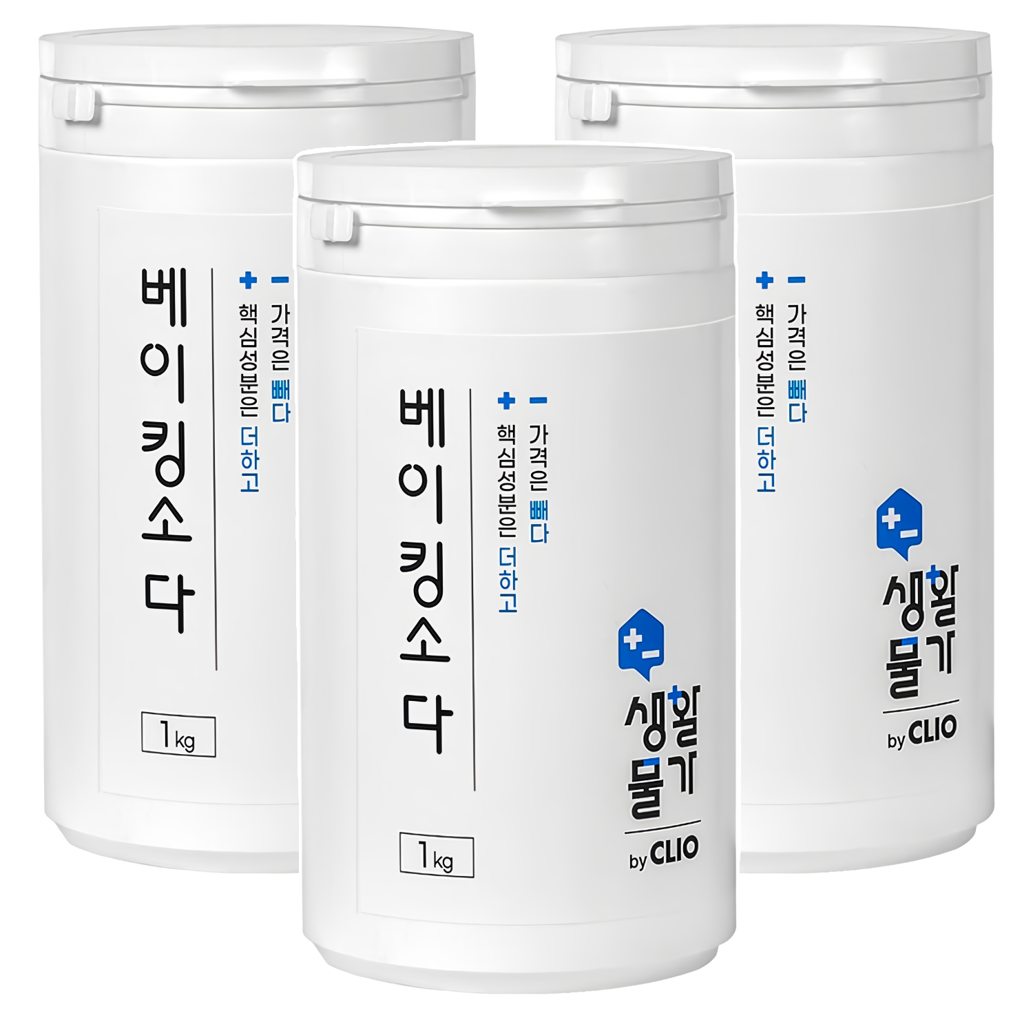 크리오 생활물가 베이킹소다 다목적 세정제, 1kg, 3개 11,660원