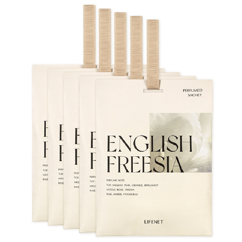 라이프넷 퍼퓸드 샤쉐 방향제 본품, 20g, 5개, 잉글리시 프리지아 6,900원