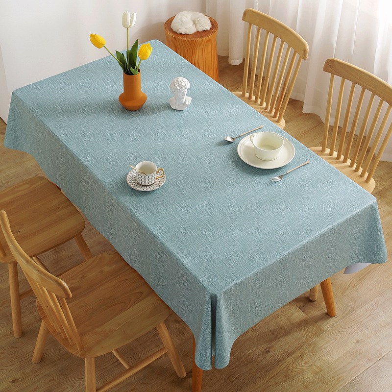 [제이지하우스] 린넨 무늬 방수 식탁보 PVC 단색 테이블보 25,900원