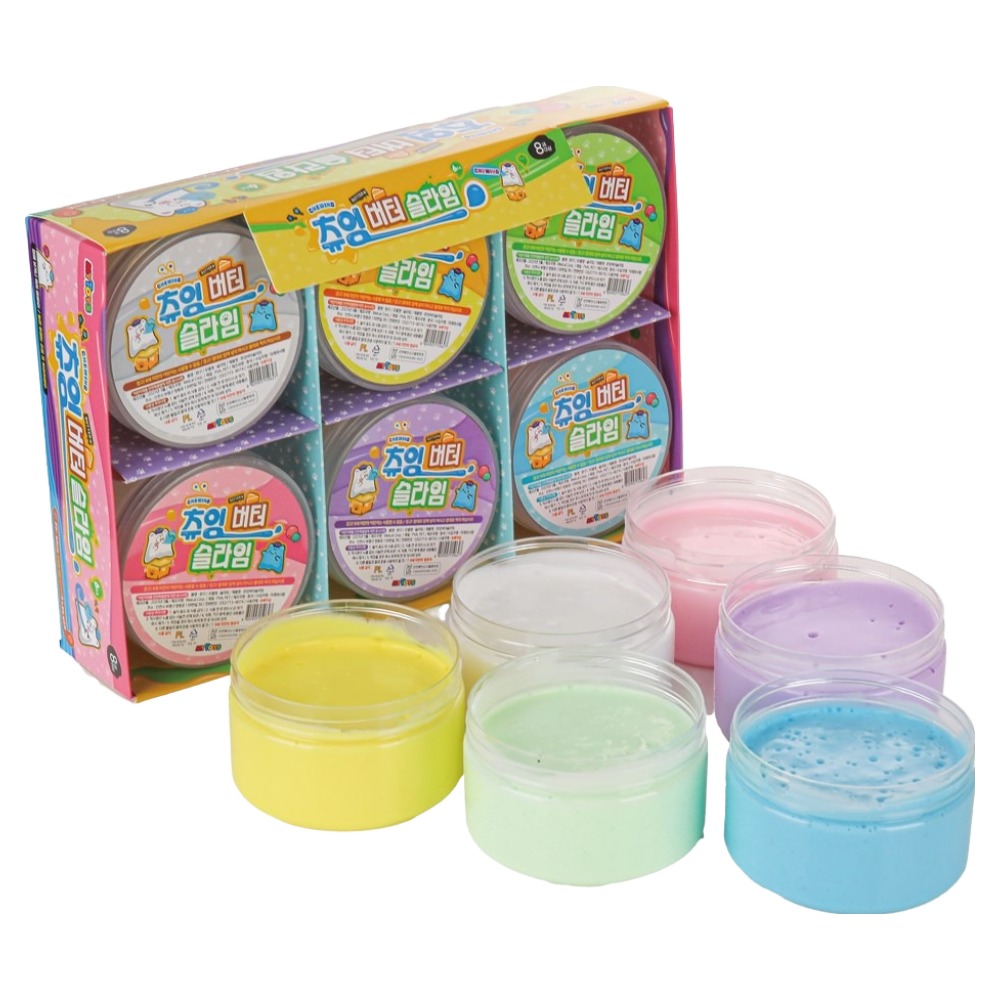 MYTOYS 츄잉 버터 슬라임 6종 세트 720g 8,330원