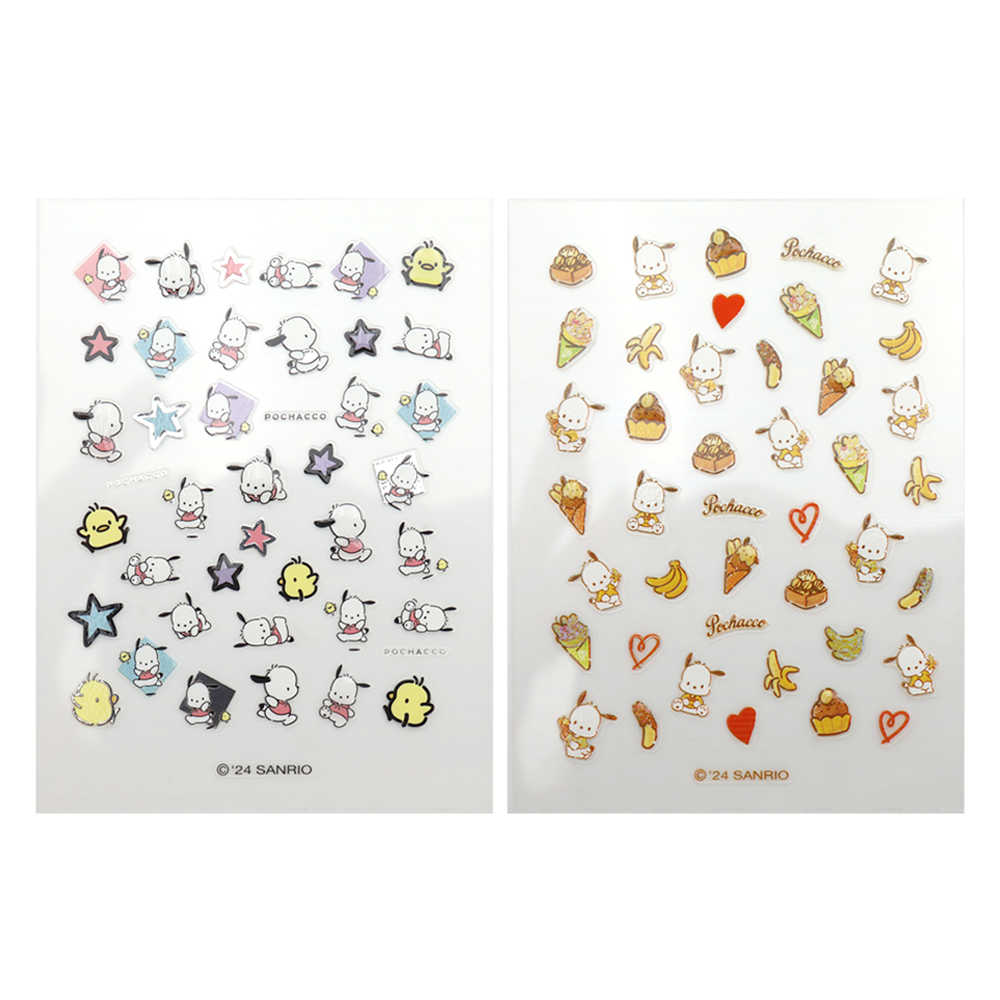 뷰티홈 산리오 포차코 네일스티커 2종 세트 4,000원