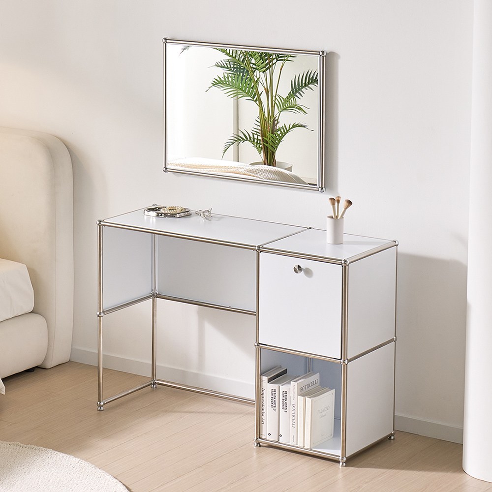 파스코 모듈  1130화장대 YJ-PP876 미드센츄리 인테리어 모듈화장대 화장대책상 353,000원