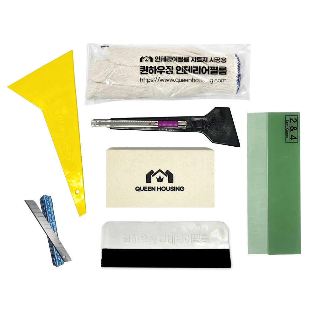 퀸하우징 인테리어필름 시트지 시공도구 A세트 22,410원