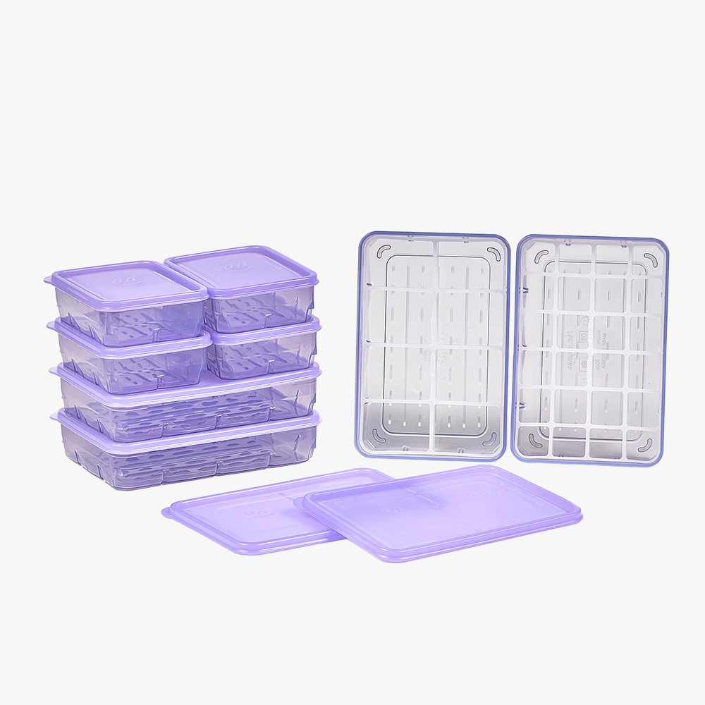 땡스소윤 냉동실 전용 밀폐용기 칸칸이세트 10P 52,000원