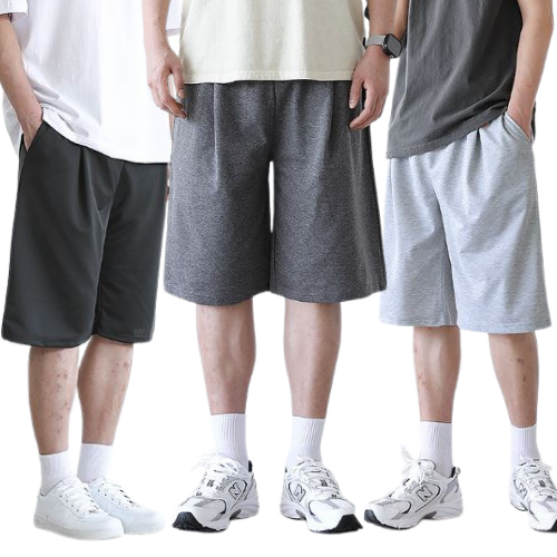 벤티브 1+1 남자 6부 버뮤다팬츠 M~4XL 헬스 와이드 반바지 24,900원