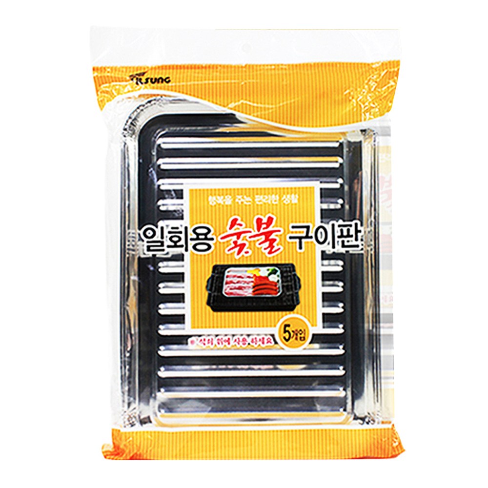 일성산업 일회용 숯불 구이판 5,940원