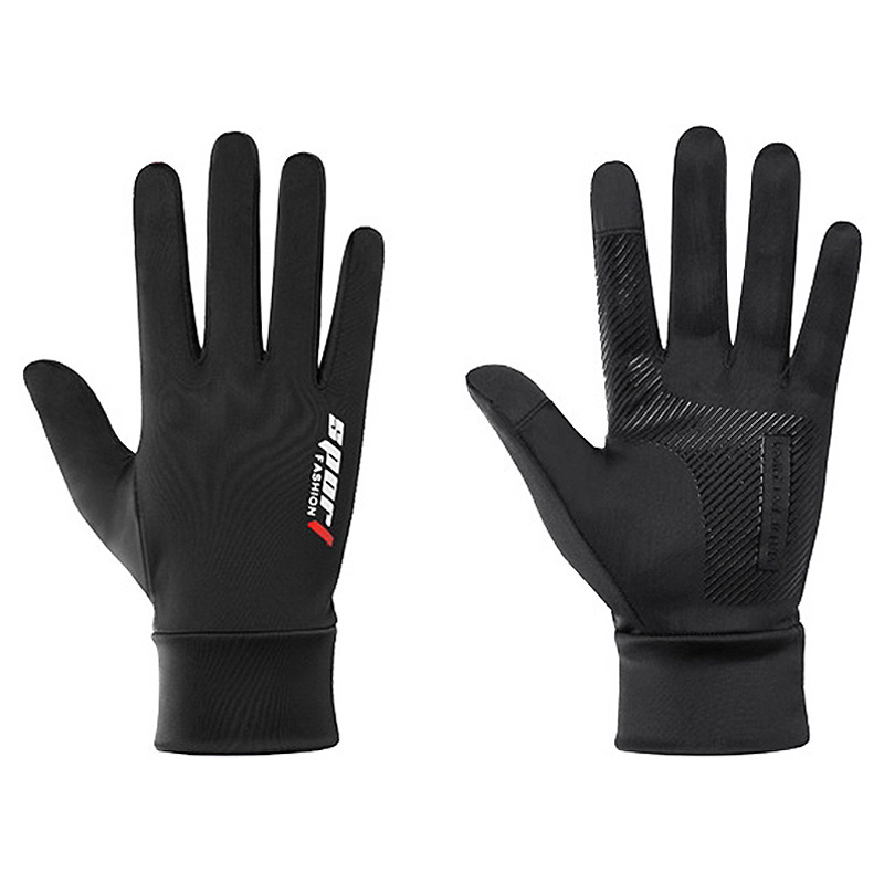 바코젤 남성용 터치 스포츠 등산 미끄럼방지 장갑 양손 세트, 블랙, 1세트 6,400원