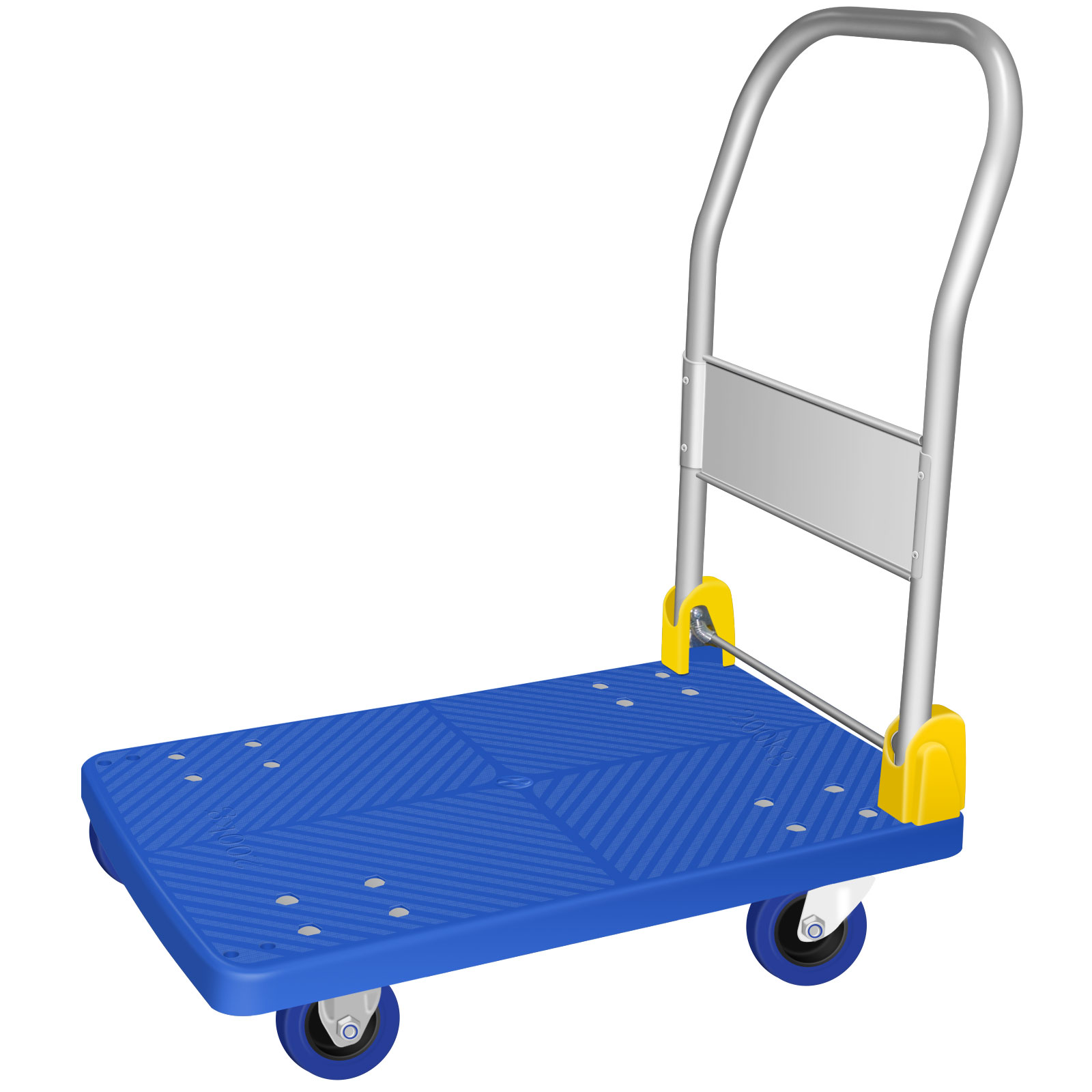 플랫폼 핸드카트  캐리 카트   시장  녹방지 이중코팅  저소음 Blue 84,550원