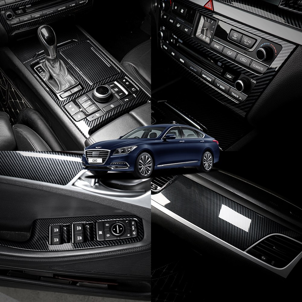 더블랙 호환 G80 스포츠 DH 실내 튜닝 용품 카본 몰딩 모음 호환 19,000원