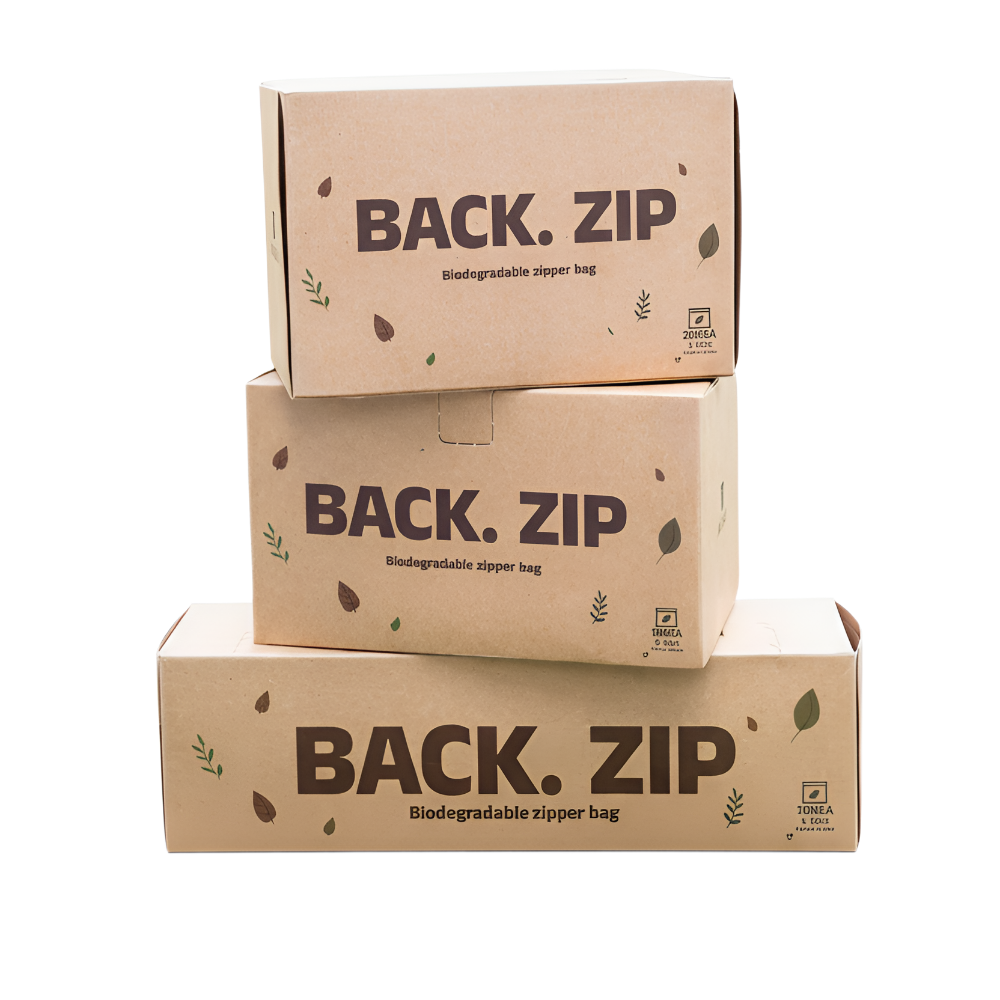 윌백 지구를 위한 생분해 지퍼백 BACK ZIP, 1개, 150개입, 중(M) 11,980원