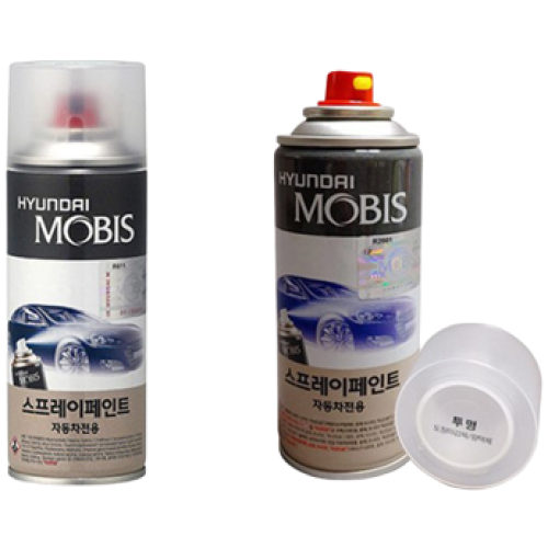 순정품 현대 아반떼MD N5S 하이퍼실버 스프레이 + 투명스프레이 자동차 도색 차량용 카페인트, 1개 24,000원