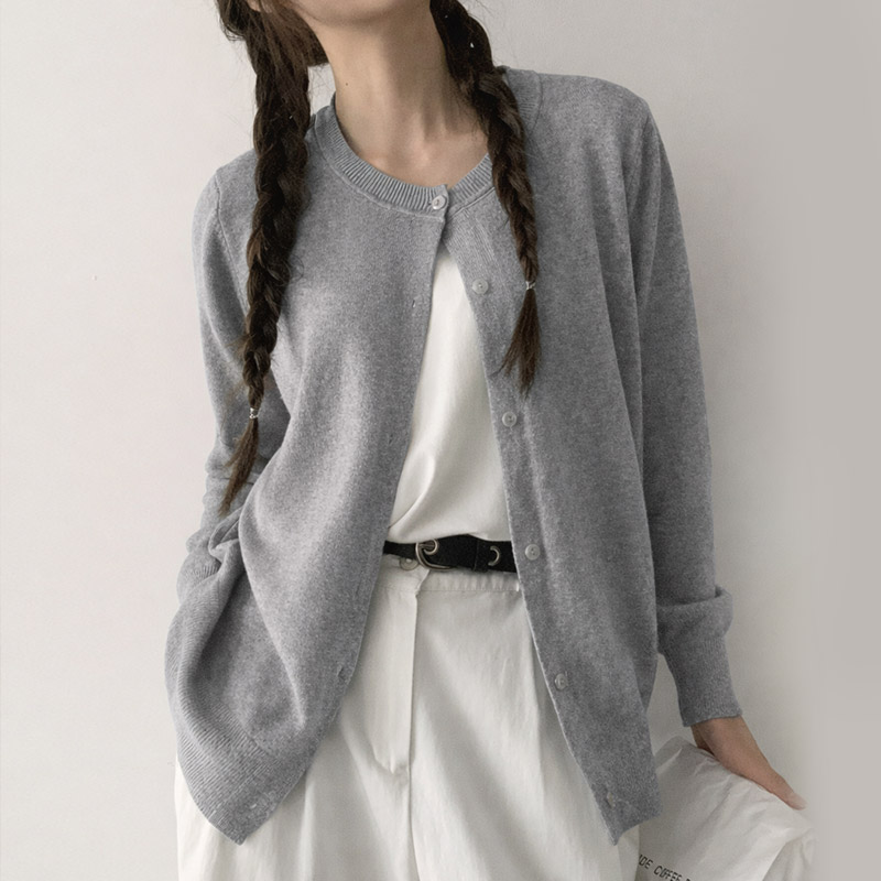 여성 데일리 봄 가을 간절기 루즈핏 니트 가디건 23,800원