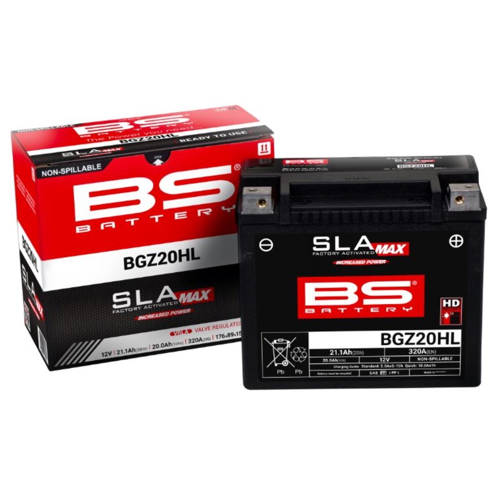 BS배터리 BGZ20HL 12V 21.1Ah YTX20HL-BS YTX20L-BS 골드윙1800, VTX1800, 로얄스타1300, 로드스타1600, 로드스타1700, 1개 185,000원