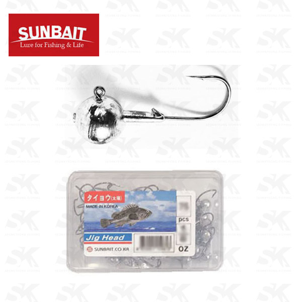 [썬베이트] 지그헤드 민물 바다 루어낚시 큰통, 3/4온스, 18개 20,860원