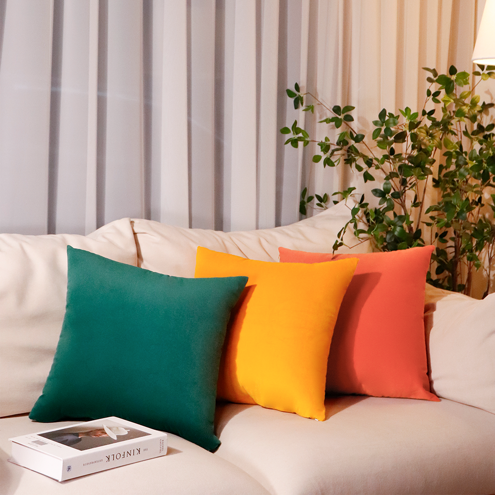 템톤 감성 북유럽 인테리어  벨벳 프리미엄 쇼파 쿠션 (5050솜포함, 12색) 24,780원