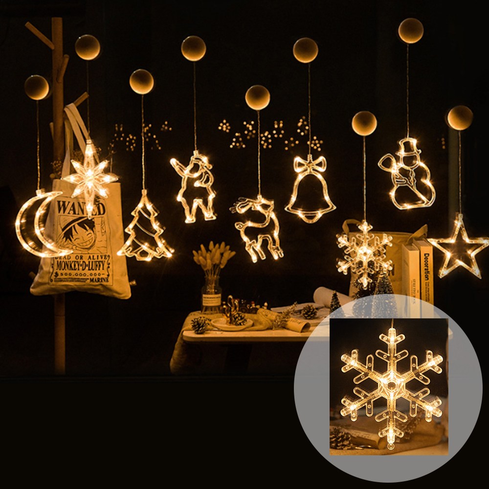 21세기트랜드 크리스마스 성탄절 모빌 전구, 눈송이, 1개 3,450원