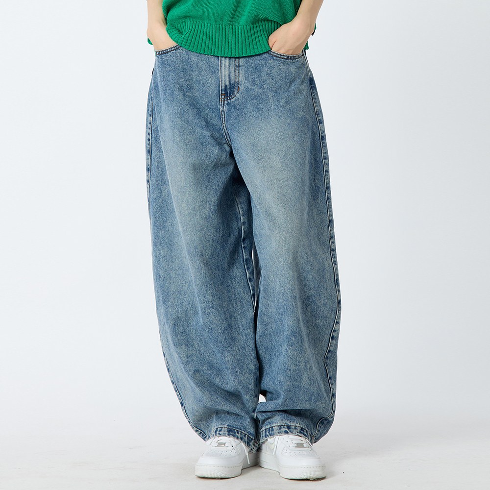 [앤디아더] 여성용 와이드핏 벌룬 데님팬츠 2 COLOR 38,900원