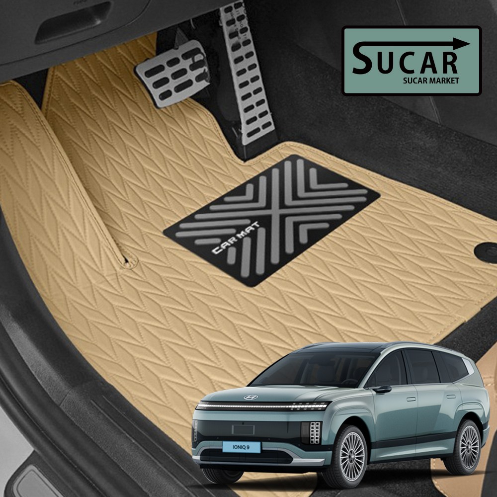 카구차 2025 아이오닉9 리노 가죽 바닥 카매트 커버 발판 자동차 1+2+3열 차량용품 161,700원