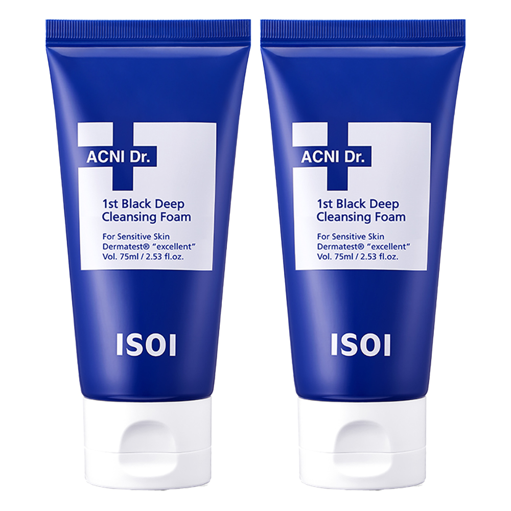 아이소이 아크니 닥터 퍼스트 블랙 딥 클렌징 폼, 75ml, 2개 38,980원
