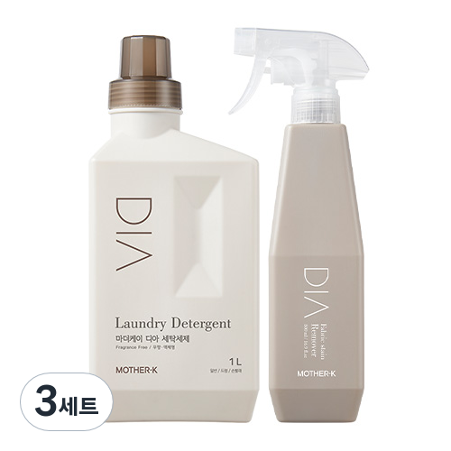 마더케이 디아 유아세제 1L + 얼룩제거제 500ml 세트 69,000원