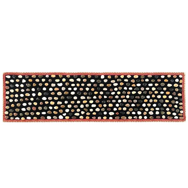 고밀도 천연 자갈 돌매트  40x150_지압매트 자갈매트 어싱패드 발바닥마사지 아연석매트 31,300원