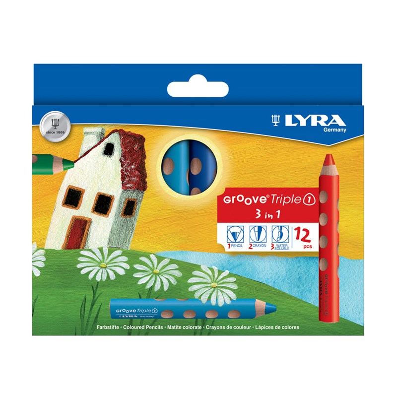 리라 그루브 트리플 원 색연필 12색 (색연필 크레용 수채화), 본상품 선택, 1세트 44,000원
