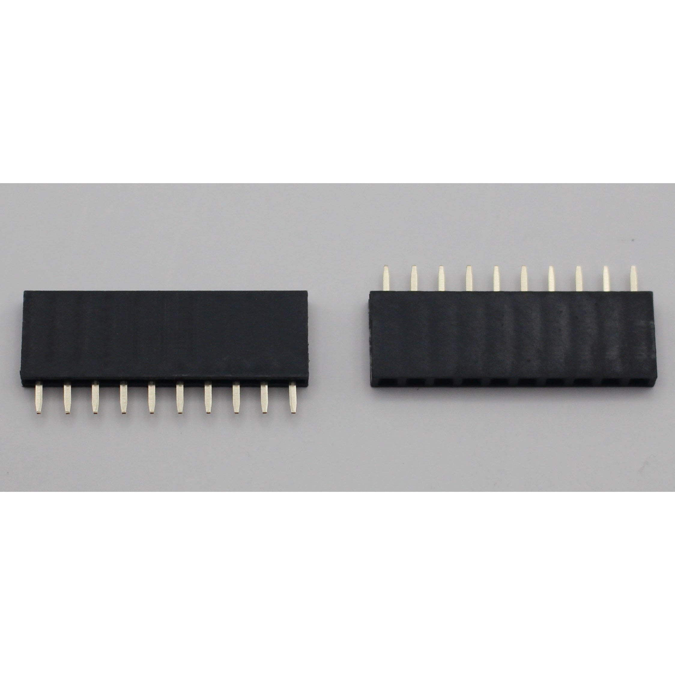 DS1023-1x10S01 1열 1x10핀 헤더소켓 스트레이트 타입 HEADER SOCKET 2.54mm 130원