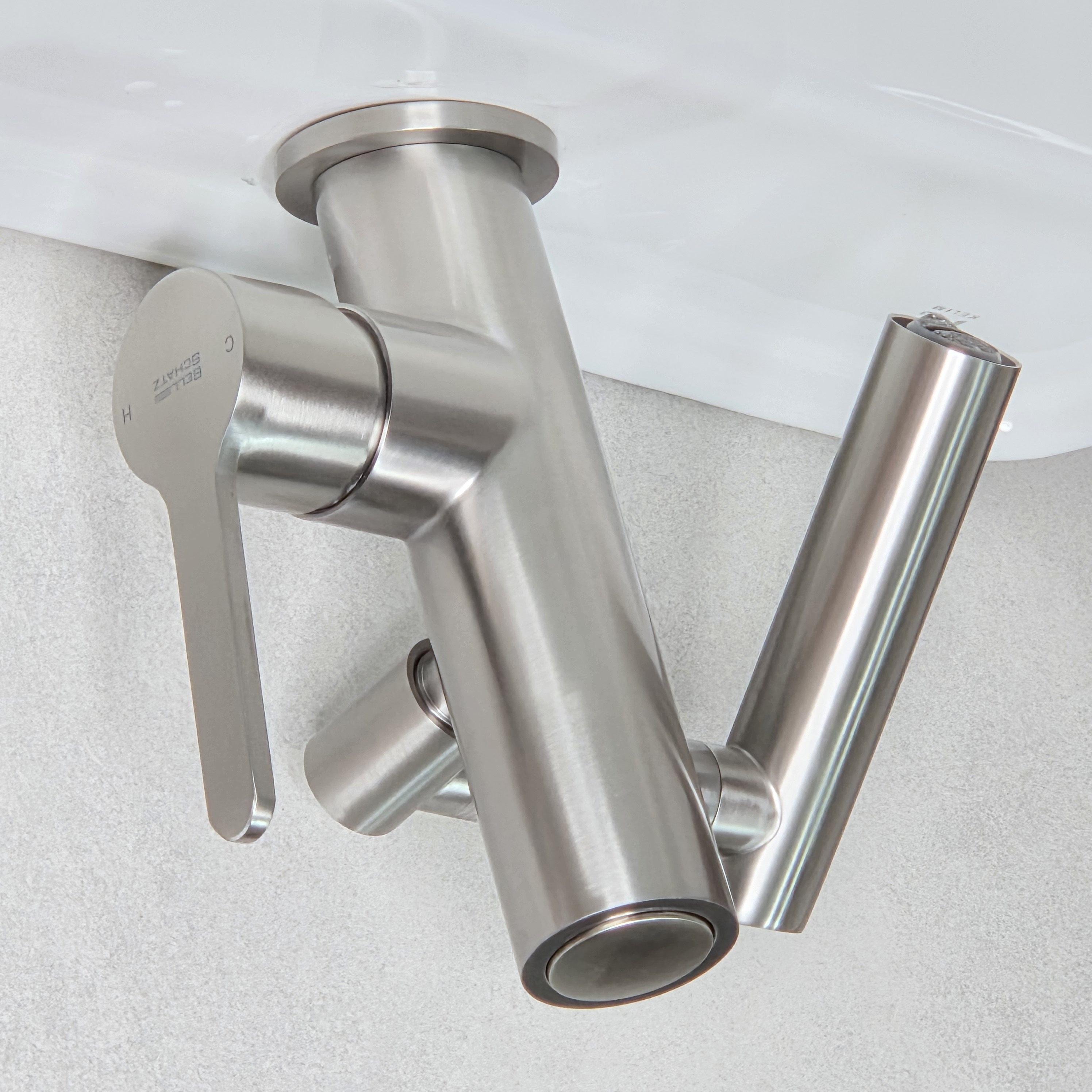 세면기 세면대 원홀수전 샤워겸용수전 욕실 화장실 스텐무광 원형고급 회전형 아기비데,양치수전 7004 130,000원