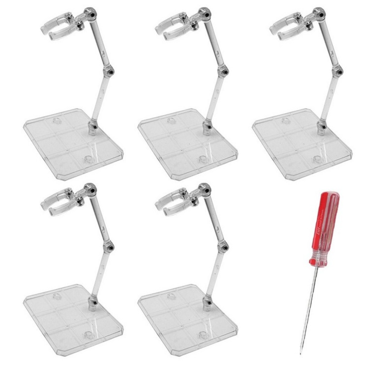 TSB 피규어 액션베이스 건담 프라모델 건프라 투명 스탠드 거치대 받침대 5개 9,900원