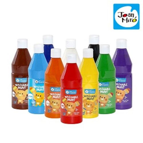 [리틀호안미로] 워셔블페인트 500ml 10색(02298set) 물로지워지는 물감 미술교구 112,000원