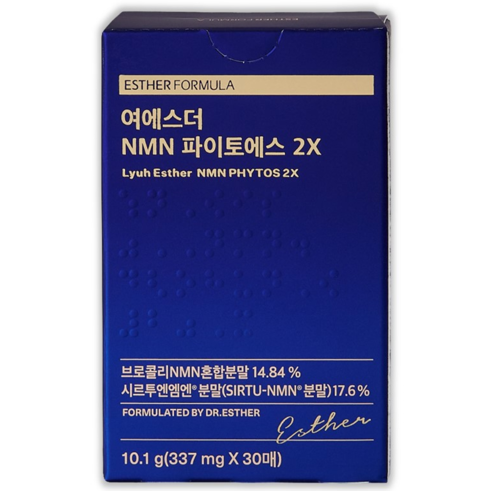 에스더포뮬러 여에스더 NMN 파이토에스 2X 1박스 (30매) 20,100원