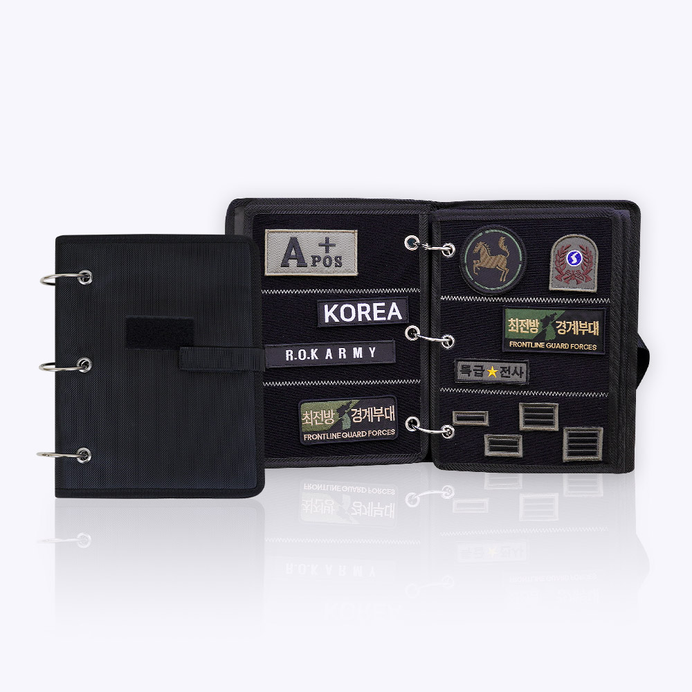 전술 패치북 B (페이지형) - 밀리터리 벨크로 와펜 보관 수집 기념 전역 군인 선물 37,000원