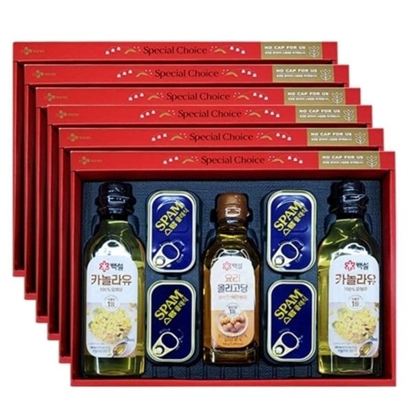 스팸 식용유 올리고당 선물세트 1박스 5세트입 327,800원