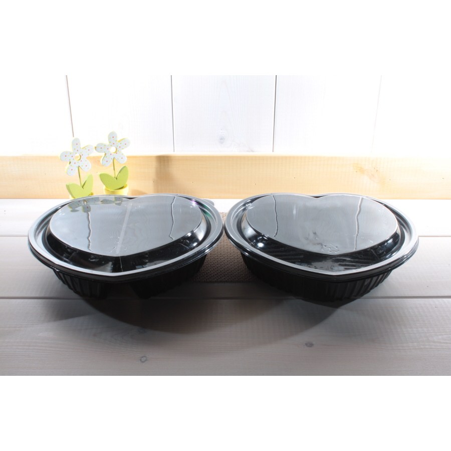 반찬용기,일회용기/DL-445(투명,검정)-500개(SET) 167,380원