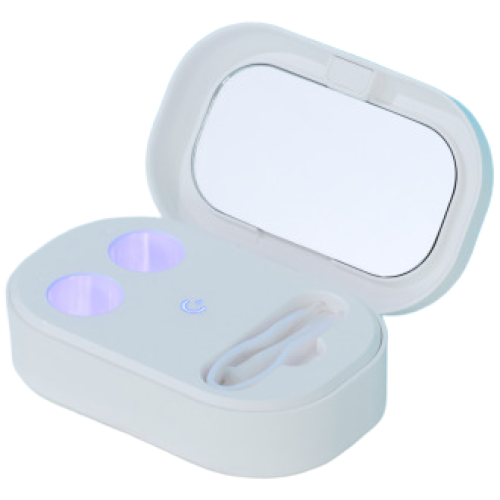 데이케어 렌즈세척기 / 최신형 120khz초음파+360도 UV살균,항균ABS소재, 1개, 옵션값 입력 45,780원