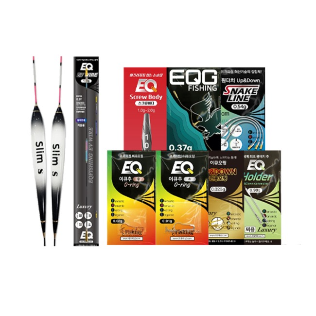 [낚시세트]  이큐피싱 유투브 분할편대 채비구성 85,400원