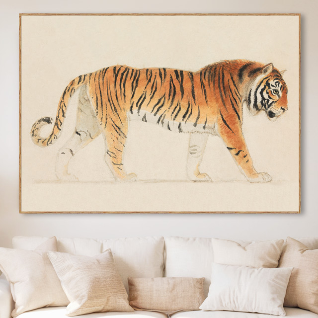 액운 막아 주는 귀환 호랑이 민화 그림 액자 한국 전통 인테리어 작품 집들이 선물 36,900원