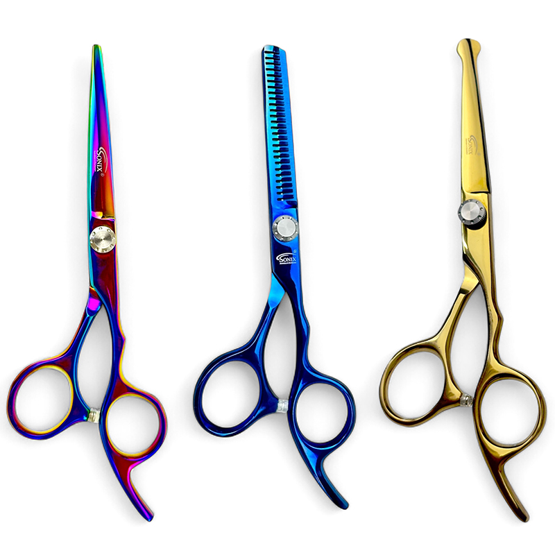 소닉스 미용가위 가정용 유아 앞머리 커트가위 틴닝 숱가위 안전미용가위 베어링 21,000원